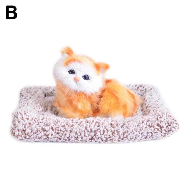 Product Introduction of Mainan boneka kucing untuk kanak-kanak, anak patung haiwan boneka simulasi, comel dan cantik, hadiah 26