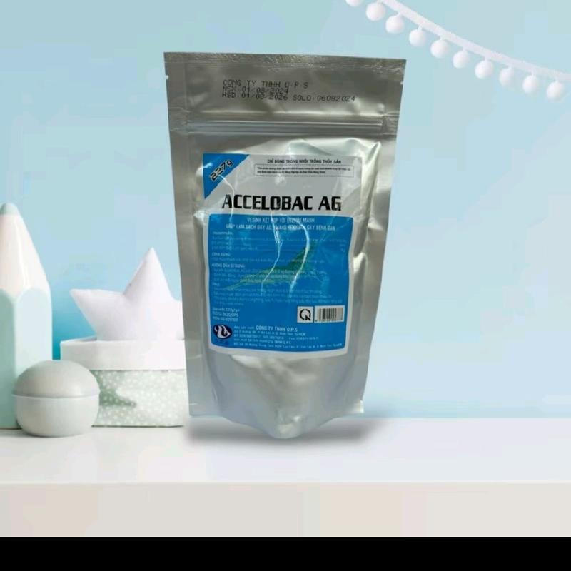 (combo 4 gói)  Accelobac AG 227- Vi sinh kết hợp với enzym mạnh giúp làm sạch đáy ao, kháng khuẩn gây bênh gan 0