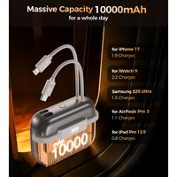 Gambar Choetech B812 PowerLeap Power Bank 10000mAh | PD30W Fast Charging | Built-in USB-C & Lightning Cable | Digital Display dari Choetech Indonesia Store Kota Tangerang 2 Tokopedia