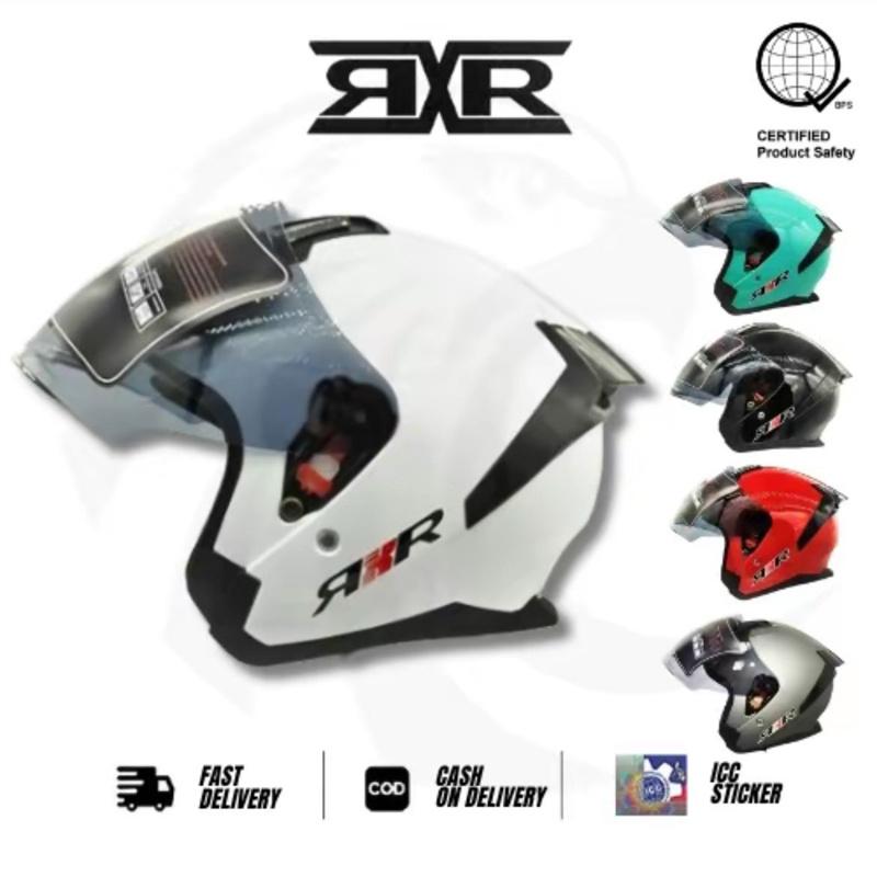 RXR Helmet Half Face rider helmet Singler visor Cycling helmet - TikTok ...