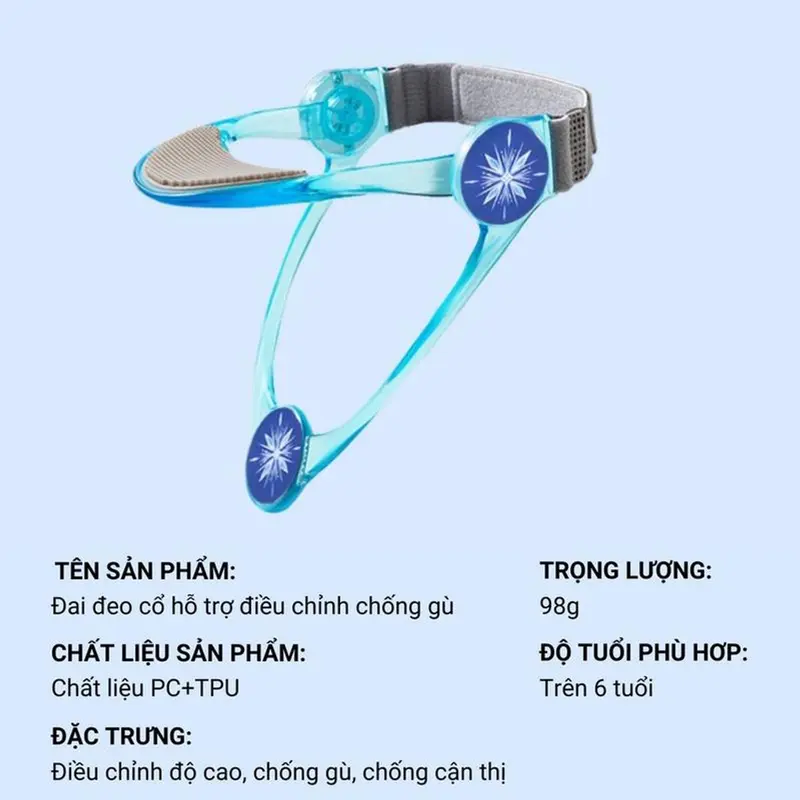Đai Nẹp Cổ Chỉnh Sửa Tư Chống Gù Chống Cận chống mỏi cổ 1