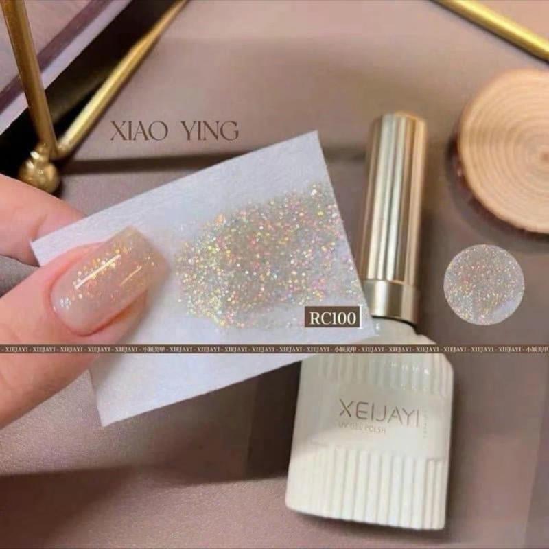 Sơn gel nhũ kim tuyến bắt sáng Xeijayi RC100 Sơn móng tay Làm Nail Nữ
