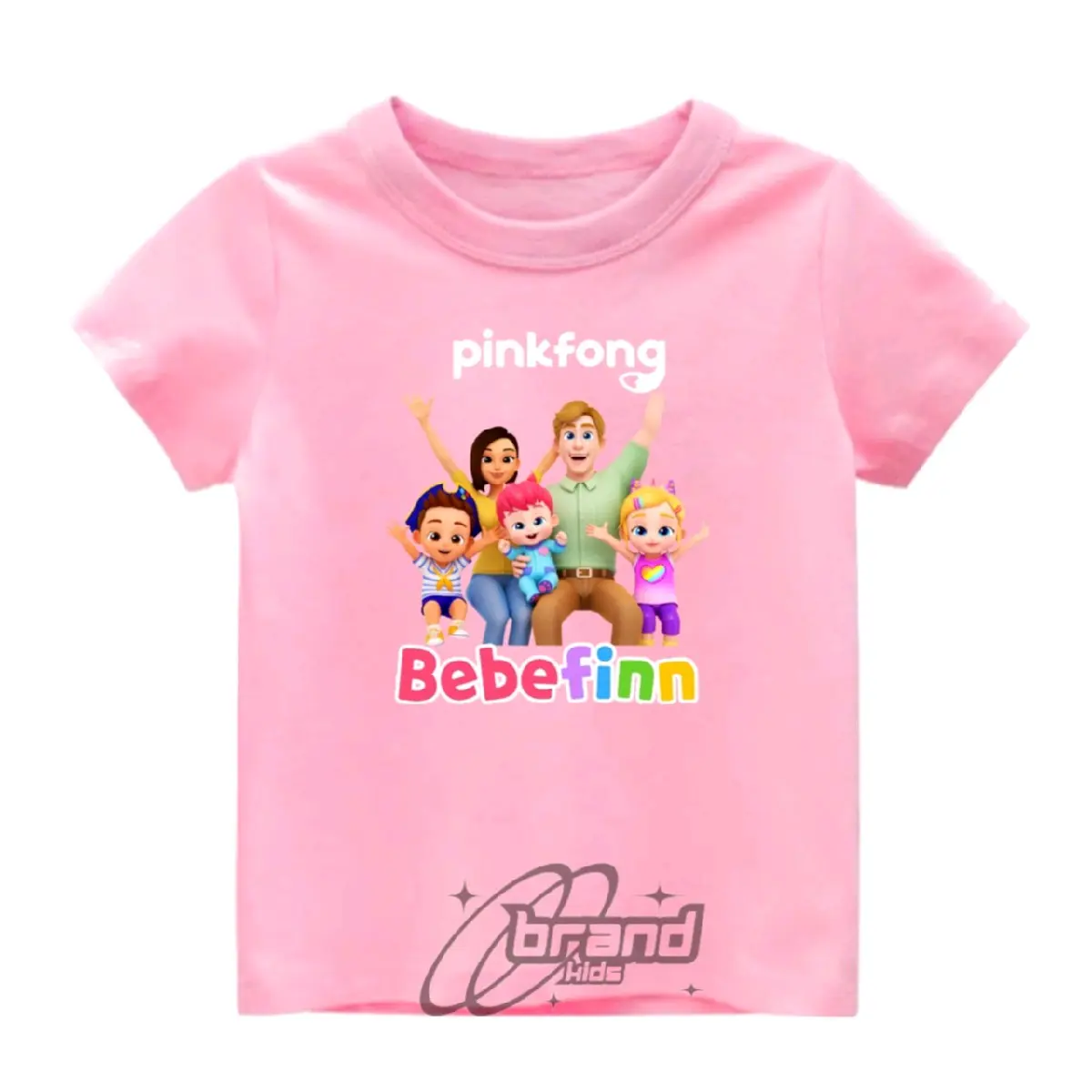 Baju kaos atasan anak pinkfong bebefin