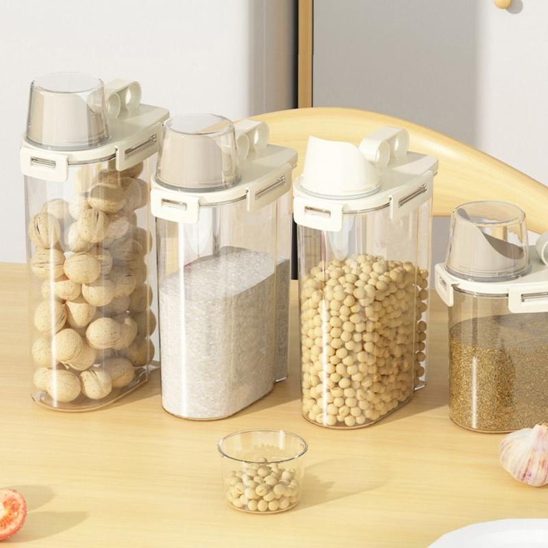 Product Introduction of Lọ Ngũ Cốc Hỗn Hợp, Dung Tích 1,75-3L, Kín Và Trong Suốt, Hộp Đựng Nhà Bếp, Chống Bụi Và Chống Côn Trùng, Hộp Đựng Cơm, Hàng Mới Về 15