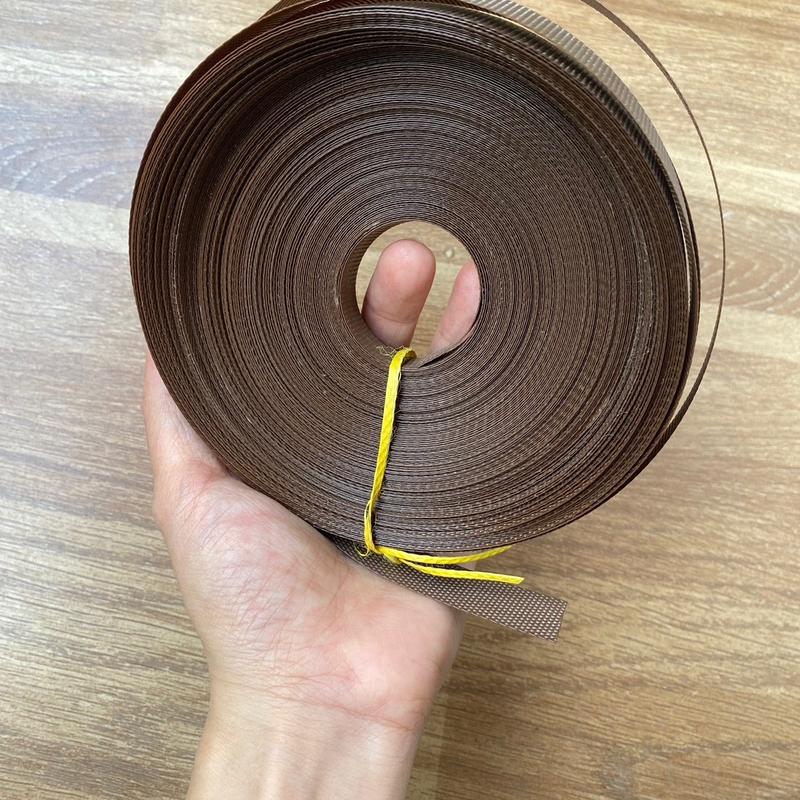 Dây nhựa Đan giỏ túi màu nâu bản 1,5cm phong cách vintage, tote - phụ kiện túi xách chất lượng 4