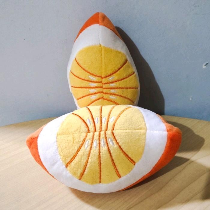 Gambar Plush Orange Squeaky Dog Toy - mainan gigitan buah jeruk anjing dari Puppi Qube Store Kota Administrasi Jakarta Barat Tokopedia