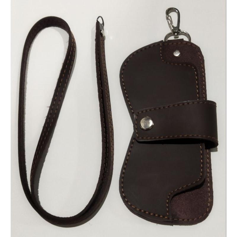 Tempat Kacamata Wanita bisa di Buat Kalung plus tali Motif Polos Perempuan kcp Pengait Besi tempat kacamata gantung pouch kacamata Glasses 5