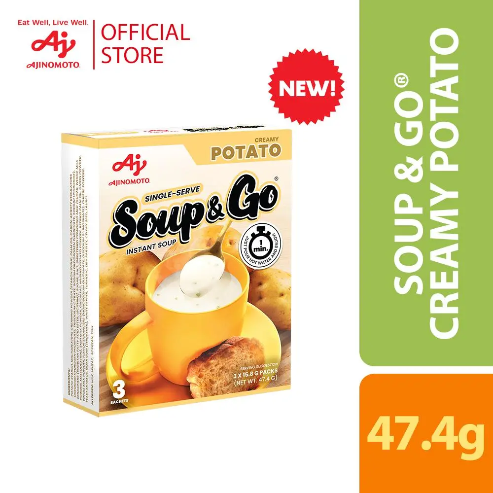 Soup & Go® CREAMY POTATO 47.4g - TikTok Shop Philippines