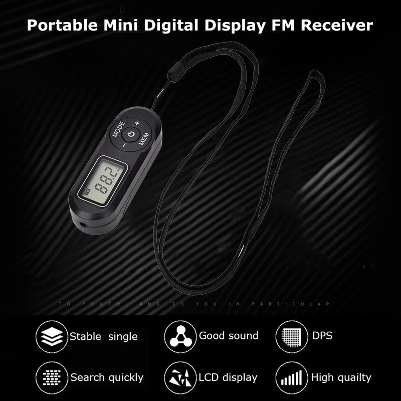 Product Introduction of Đài Phát Thanh FM Mini Cầm Tay HRD-727, Màn Hình Kỹ Thuật Số, Bộ Thu FM, Máy Nghe Nhạc MP3 Cổ Điển Phong Cách DSP, Có Tai Nghe Và Dây Đeo Buộc, [Giao Hàng Nhanh] 31