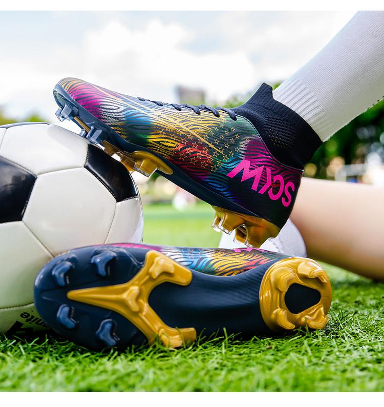 Product Introduction of Fustal！35-45 Ready Unisex Plus Size Training Football Shoes Fashion All-terrain Football Shoes Wide Last Soccer Shoes 11