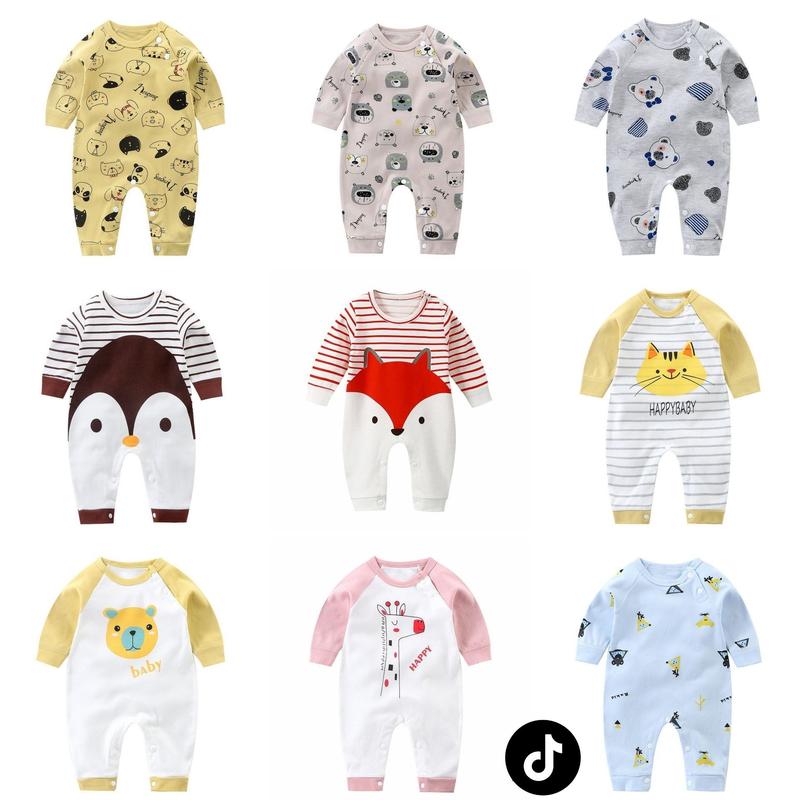 Product Introduction of บอดี้สูท ชุดเด็กแรกเกิด 0-12 เดือน ผ้าคอตตอน ของใช้เด็กแรกเกิด ชุดเด็กอ่อน เสื้อผ้าเด็กอ่อน เตรียมคลอด ของใช้เด็กเล็ก newborn เปิดไหล่ BS076 2