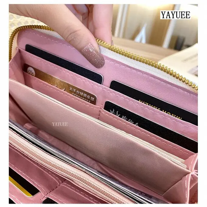 Ví Dài Nữ, BLYJ028 #, Thiết Kế Hình Quả Bóng Nhồi Bông Cầm Tay Đa Chức Năng, Túi Nhỏ Thích Hợp Cho Nữ, Ví 2301 Hình Chữ Nhật Wallet 5