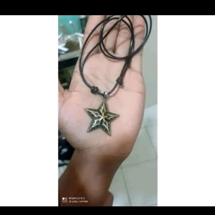 Kalung tali hitam pria dan wanita terbaru 1