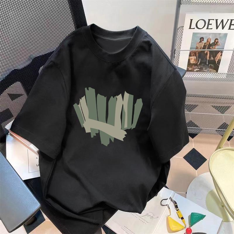 Product Introduction of Limited-Time Discount Youth Summer Short-Sleeved T-shirt Cartoon Print Half Sleeve Shirt Loose All-Matching round Neck T-shirt Clothing Women's Clothing 24