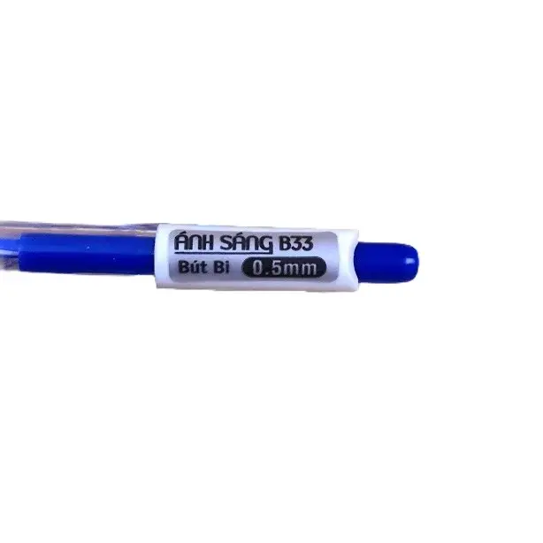 ￼COMBO 50 CÂY BÚT BI MỰC XANH ÁNH SÁNG CÓ TEM MS B33 ĐẦU BI 0.7mm 2
