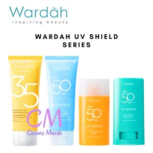 WARDAH UV Shield Aqua Fresh Essence | Wardah UV Shield Protection Serum | UV SHIELD LIGHT MATTE SUN STICK SPF 50 PA++++  Sunscreen