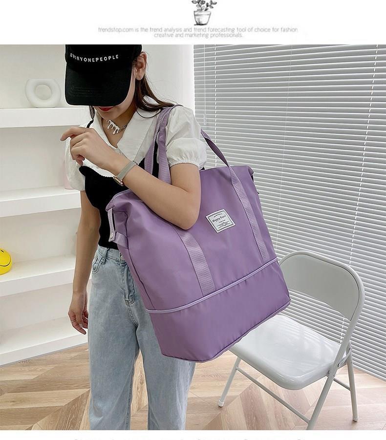 Product Introduction of 2025 Travel Bag for Women, Large Capacity, Lightweight, Maternity Storage, Short Trip Business Trip Luggage Bag, Handheld Sports Yoga Fitness Bag 21