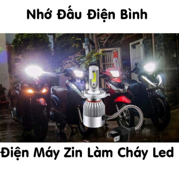 Product Introduction of ĐÈN PHA LED H4 C6 SIÊU SÁNG LẮP XE MÁY XE HƠI Ô TÔ MẪU MỚI HÀNG CHUẨN 2