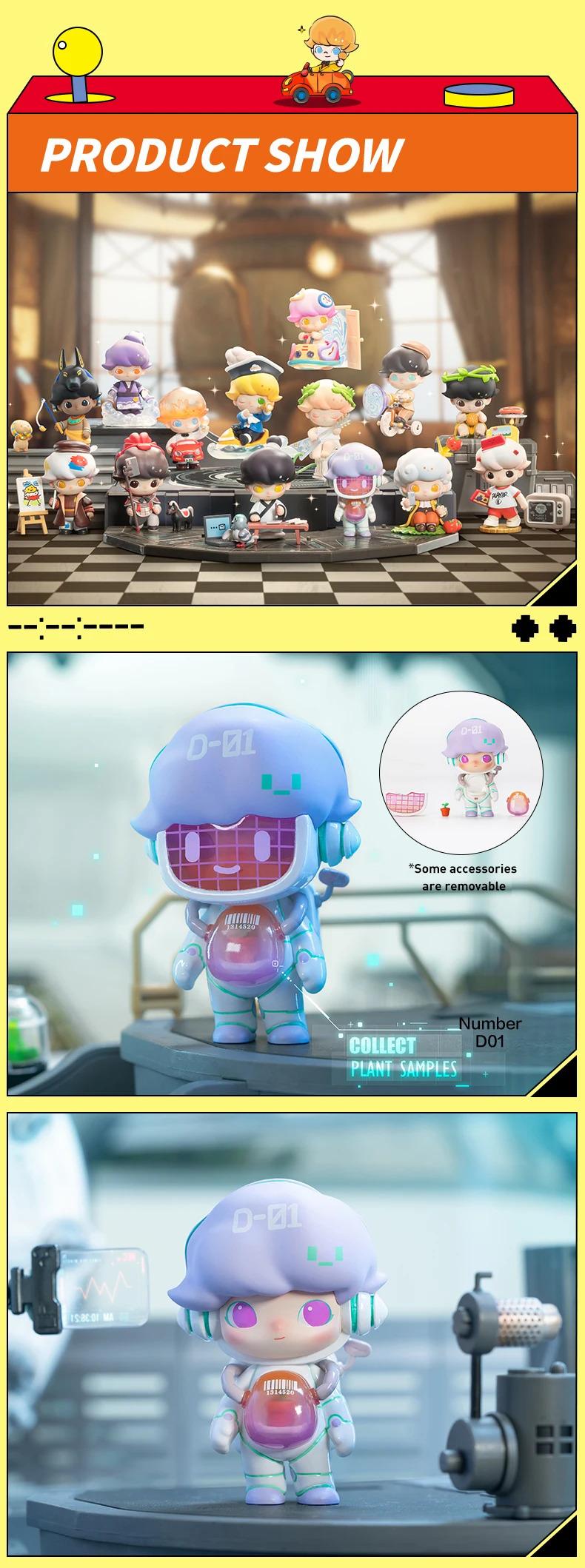 Product Introduction of Dimoo Time Travel Series Blind Box Figures Confirmed Style Creative Doll Ornaments Cute Gifts 12
