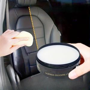 車のレザーシートのメンテナンス&ケアオイル、インテリアポリッシュツール、リファービッシュレザーソファークリーナー、シミ除去、多機能メンテナンスクリーム