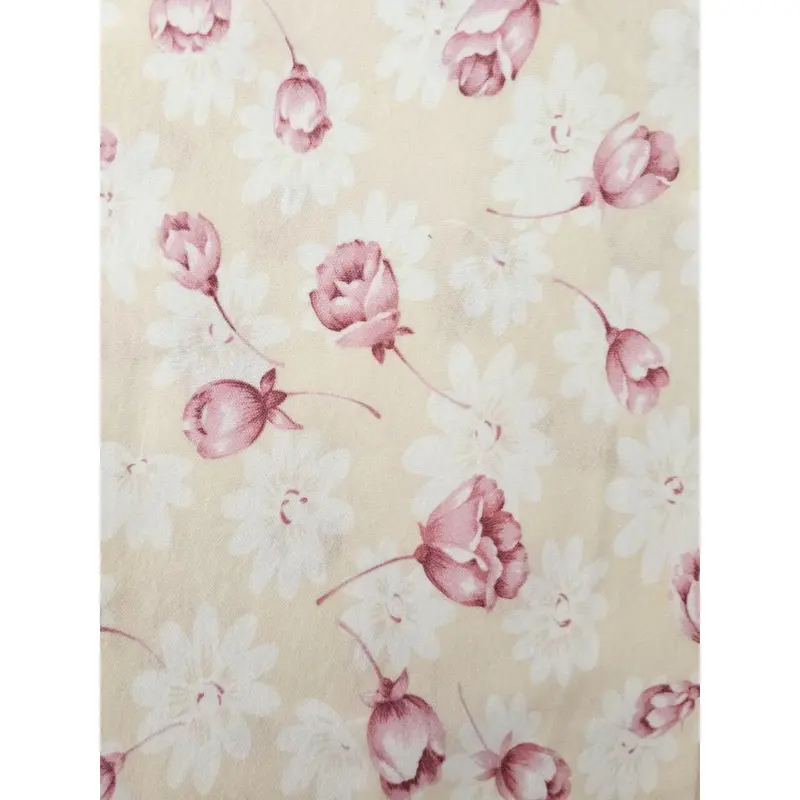 Vải thun cotton hoa,  hoa văn màu sắc trang nhã, thấm hút tốt, phù hợp may cho trẻ em, đồ bộ mặc nhà 6