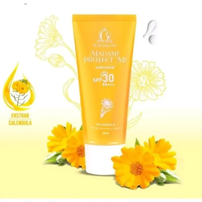 PROMO Original Madame Gie Madame Protect Me Sunscreen SPF 30 PA +++ Calendula - Skincare Sunblock Sunscreen GRATIS ONGKIR 3