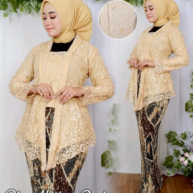 Rohmah Kebaya - Setelan Kebaya Kutubaru Payet / Kebaya Tulle Payet / Kebaya Wisuda / Kebaya Tunangan 4