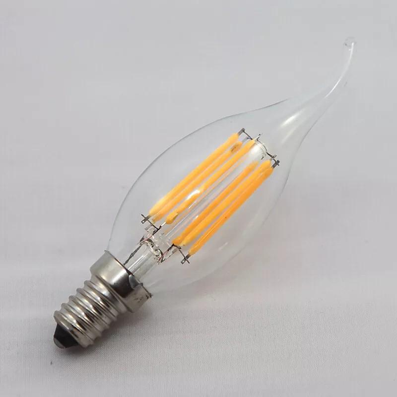 Bóng đèn nến đui E14 ánh sáng vàng - bóng đèn led hiện đại