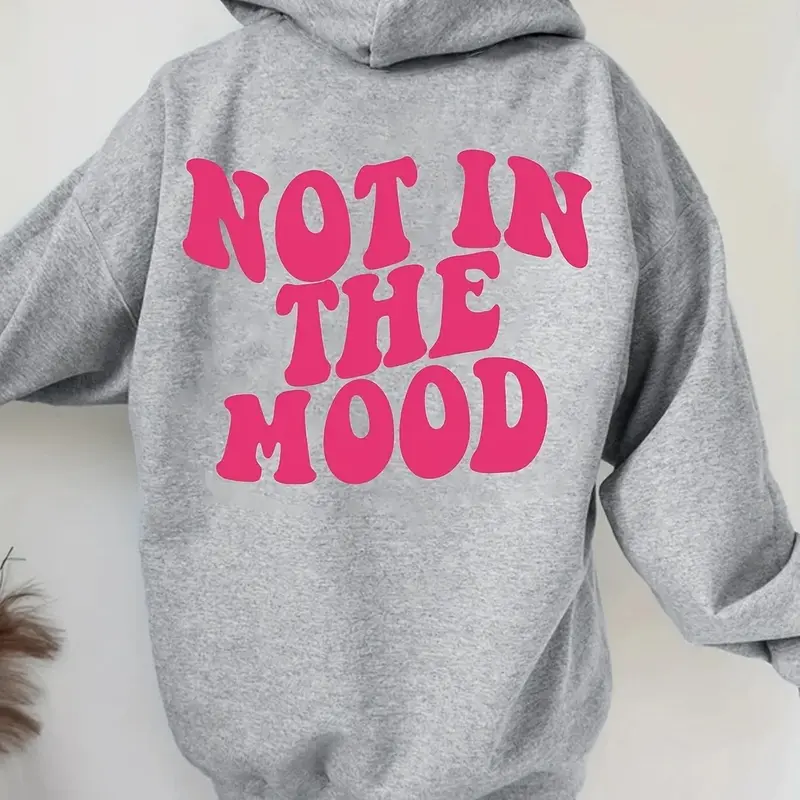 SAPAPA - Sweater Hoodie Wanita Oversize Moody LD 130 Fit Fleece Abu, Hitam, Putih, Kopi 3