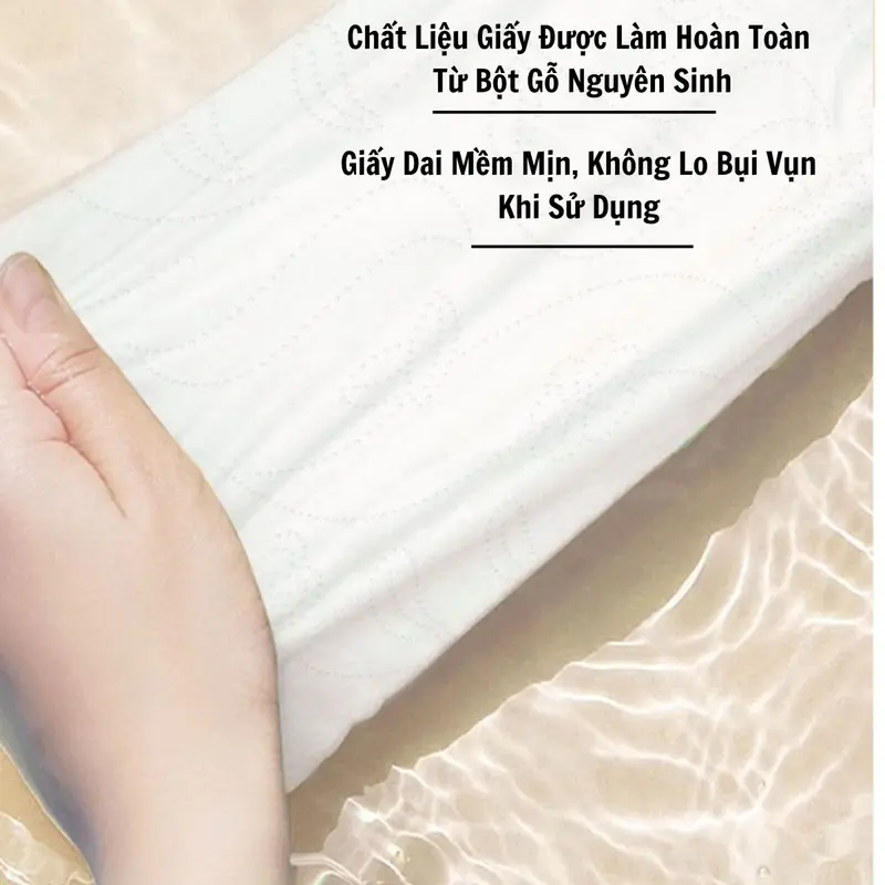Combo Một Thùng 10 Gói Giấy Rút Treo Tường Sipao Hoa Hồng, Bịch 1000 Tờ Tặng Kèm Móc Treo Tường. Giấy Loại 1 Dai Mềm Mịn Được Làm Hoàn Toàn Từ Bột Gỗ Nguyên Sinh An Toàn Khi Sử Dụng GHH11 Giấy Vệ Sinh thùng  giấy  rút 2