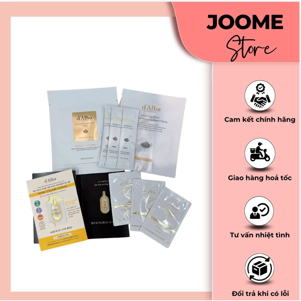 Set dùng thử sản phẩm D'alba