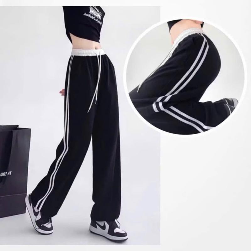 Quần xuông dáng dài chất nỉ tàu cao cấp chuẩn ảnh 2