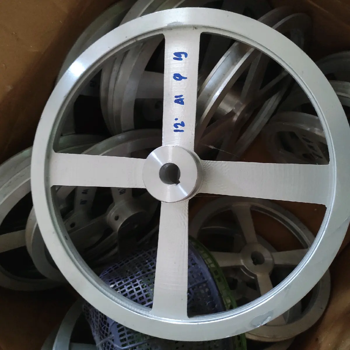 Pulley pully A1 12 inch as 12, 14, 15, 16, 17, 18, 19, 20, 22, 24, 25, 1 inch, 28, 30mm Puli Alumunium