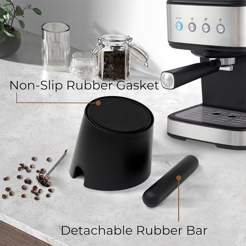 Product Introduction of asuncionmEspresso Coffee Knock Box - Shock-Absorbent and Durable with a Removable Knock Bar and Non-Slip Base, Ideal for Efficient Espresso Dump Bin Use. 20