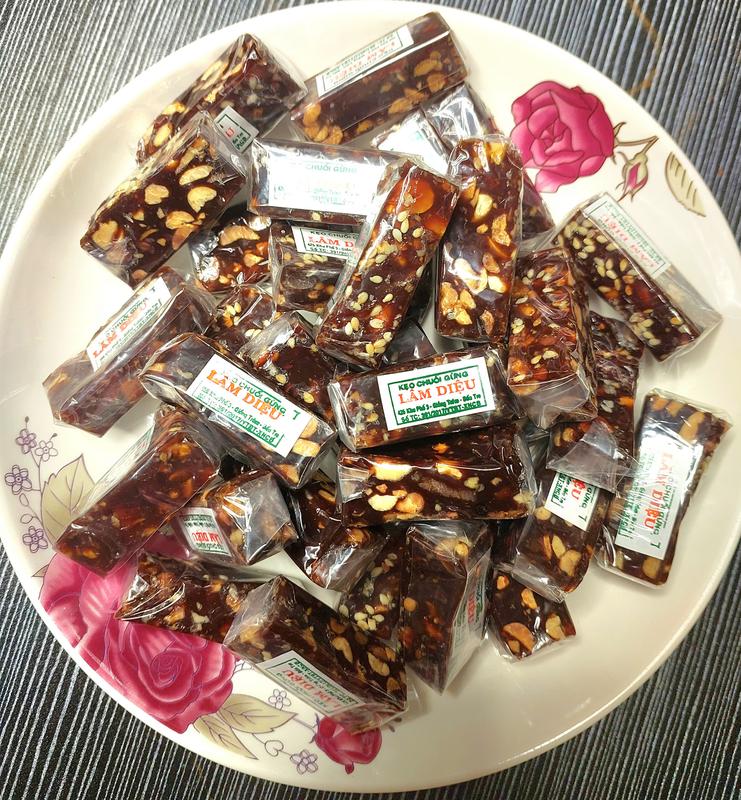  Kẹo Chuối Gừng Đậu Lâm Diệu _MinhNhatFood 
