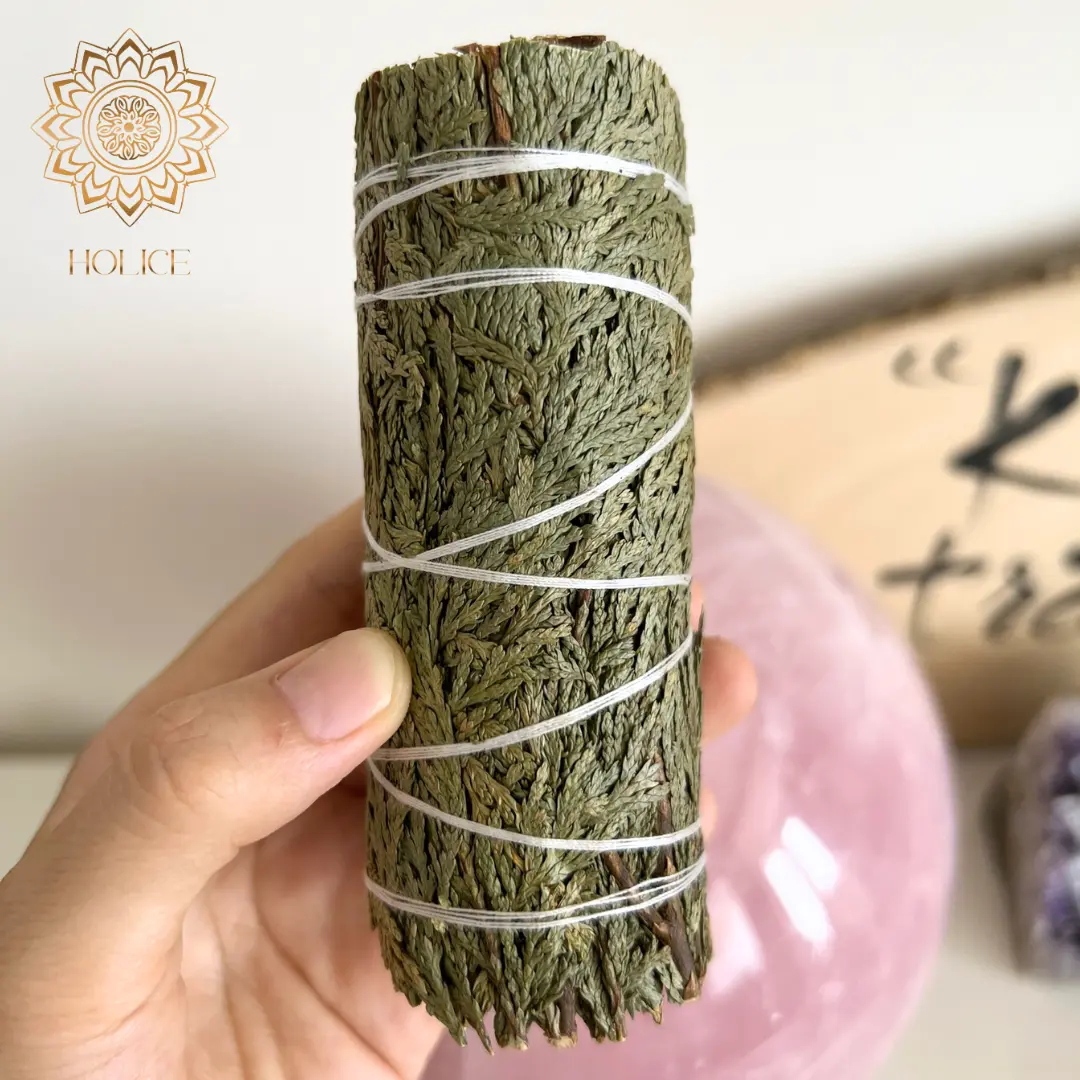 Thảo mộc xông nhà tuyết tùng thanh tẩy đồ vật không gian sống size lớn