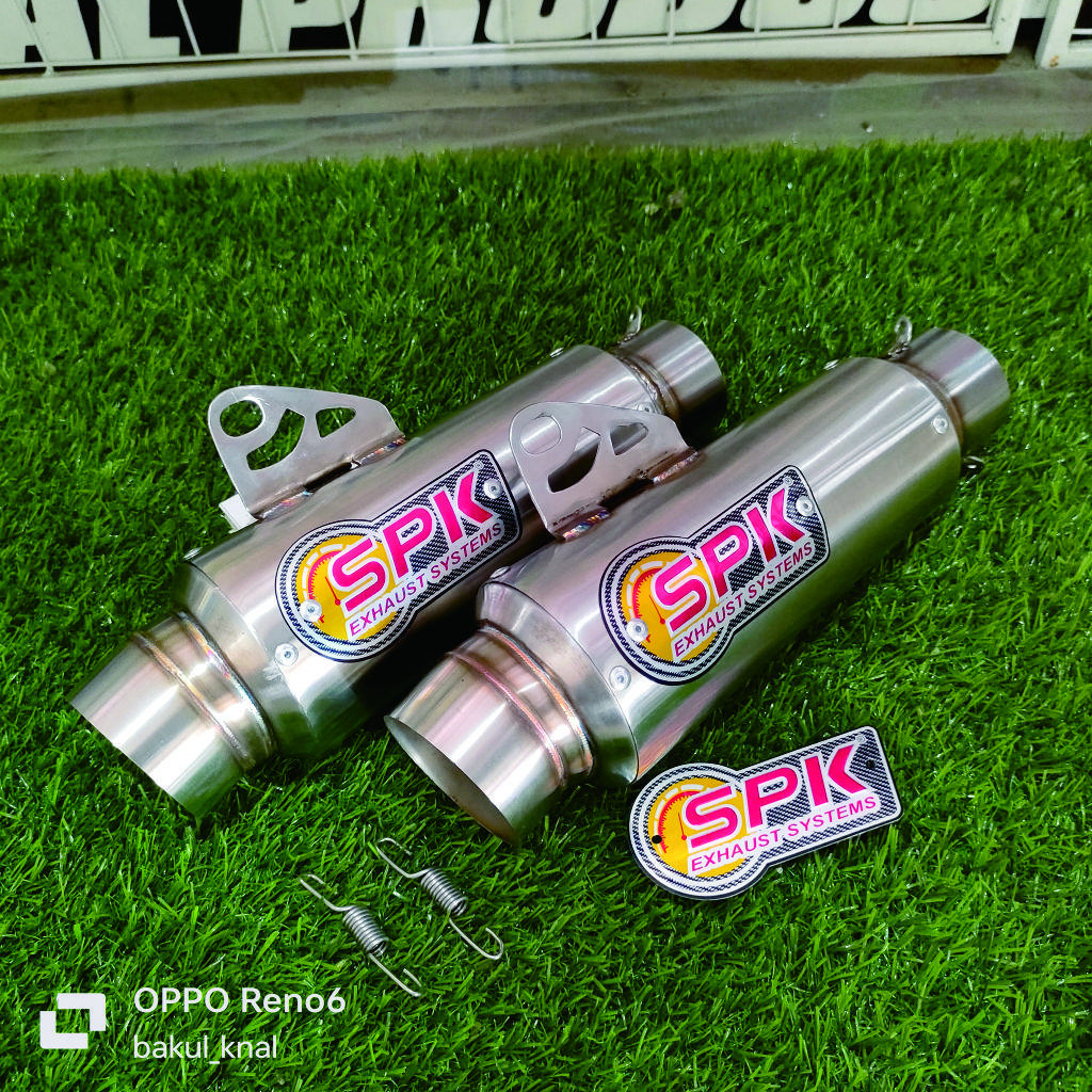 Silencer STAR-ONE Original SPK suprax,supra125,vega,jupiter dan all motor bebek lainnya Knalpot Motorcycle Laser