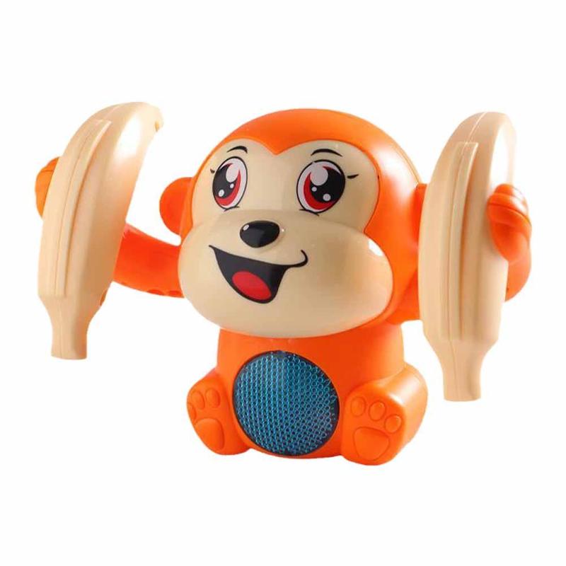 Product Introduction of Tumbling Monkey,Running Doll,Children's Education Toys,Rolling Light Cartoon Monkey Kids Voice D4U1 18