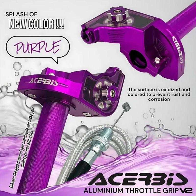 Gas spontan roller cnc gas spontan acerbis cnc 1 kabel {Modern Motoshop} Motorcycle 0