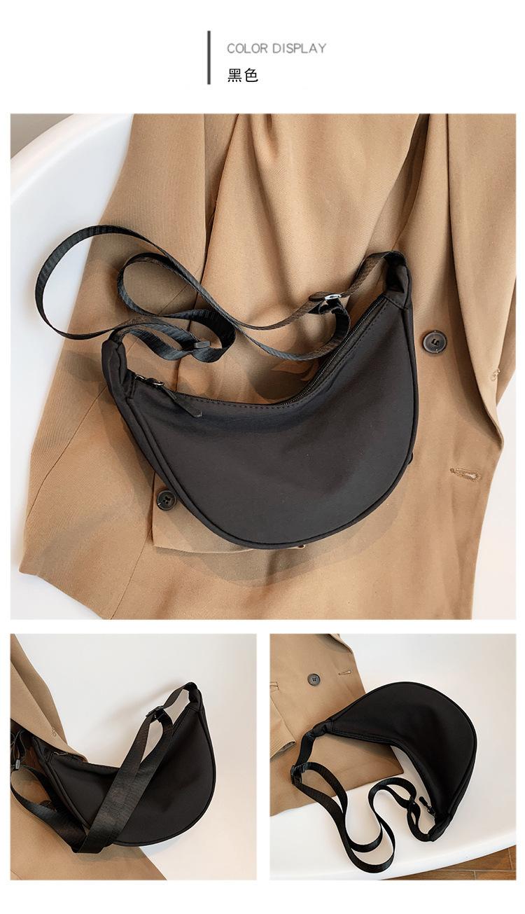 Product Introduction of Túi Đeo Chéo, Chất Liệu Nylon, Bán Chạy, Thiết Kế Hợp Xu hướng Mới, Túi Đeo Vai Và Bánh Bao Dễ Phối Đồ Nhẹ, Phong Cách Thường Ngày Túi Vải Kẹp Nách, Túi Xách 11