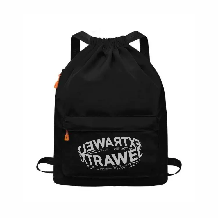 Tas Ransel Punggung Kerut Waterprouf Pria Wanita Motif DINO Distro - Tas Serut | Devva.id Canvas Sekolah Backpack 3