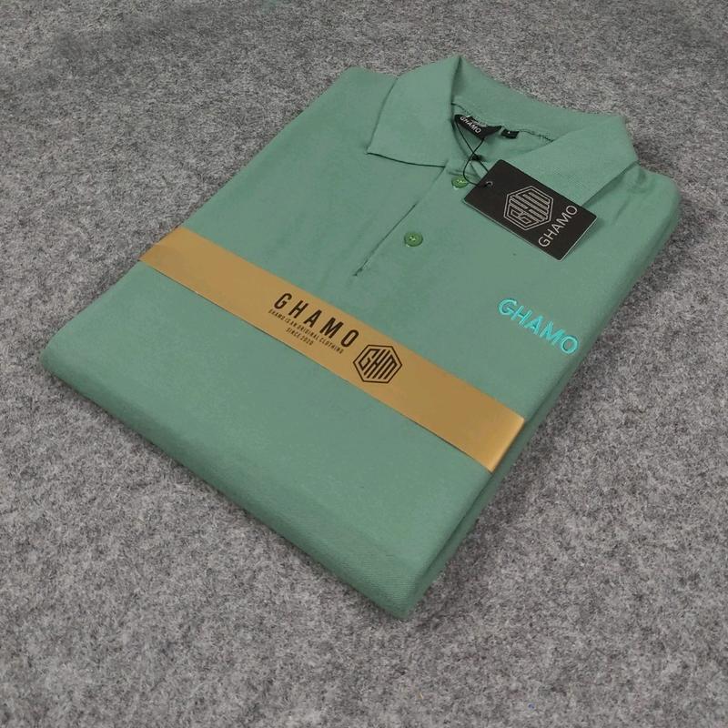 Kaos Krah Polo Shirt Pria Distro Keren Kaos Polo BerKerah Pria Dewasa Katun Serat Lengan Pendek Baju Fit Panjang Motif T-Shirt Atasan Casual Santai 3