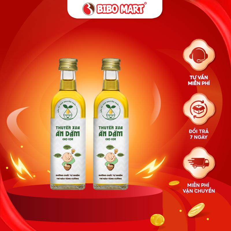  Dầu Ăn Dặm Dầu Óc Chó Thuyền Xưa Hạt Tự Nhiên Chai 65ml 250ml Cho Bé 