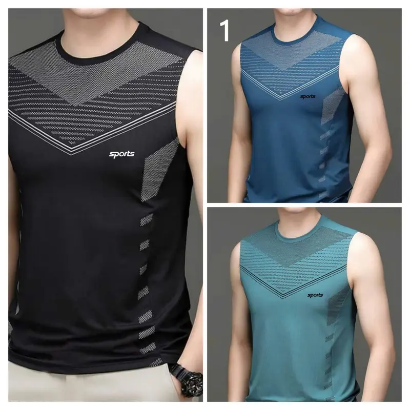 Combo 3 áo, combo 4 áo: Áo ba lỗ thoáng mát thấm hút mồ hôi làm từ chất liệu thun lạnh, in 5D. 5