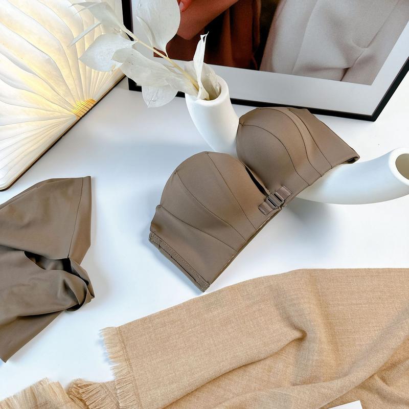 Product Introduction of Underwear, women's, front buckle, no straps, push-up, no-trace, seamless, wrapped chest, bra, non-slip, breathable and comfortable, no bunching, comfortable, suitable for spring, summer, autumn winter, very beautiful 34