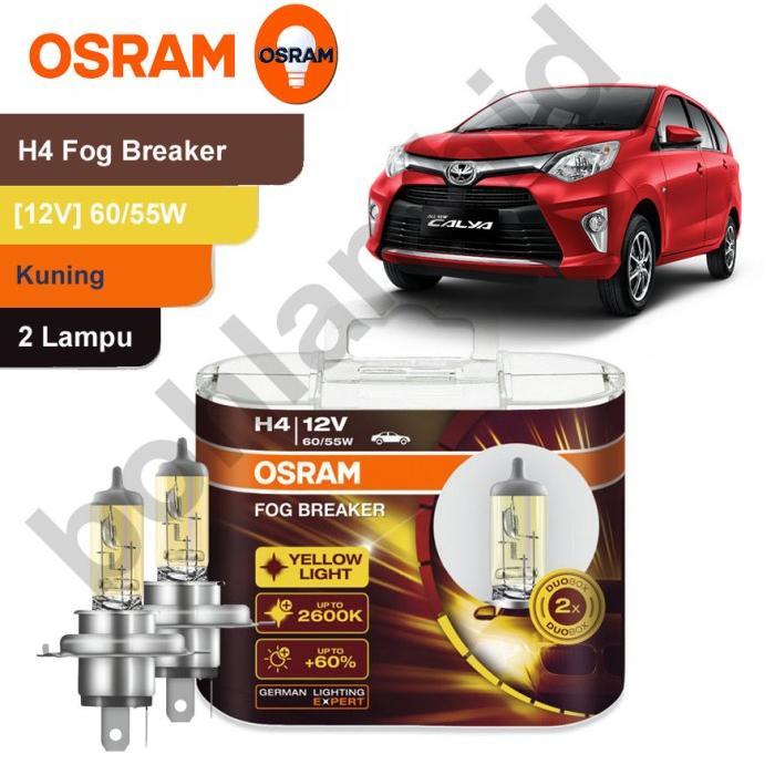 Gambar Lampu Mobil OSRAM FOG BREAKER CALYA SIGRA H4 FBR Halogen Kuning Gold dari bohlamhid Kota Tangerang Tokopedia