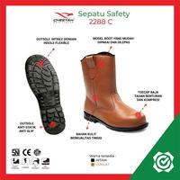 Gambar Sepatu Kerja Safety Boots Cheetah 2288C Shoes Besi dari Pusat Safety Kota Administrasi Jakarta Barat 4 Tokopedia
