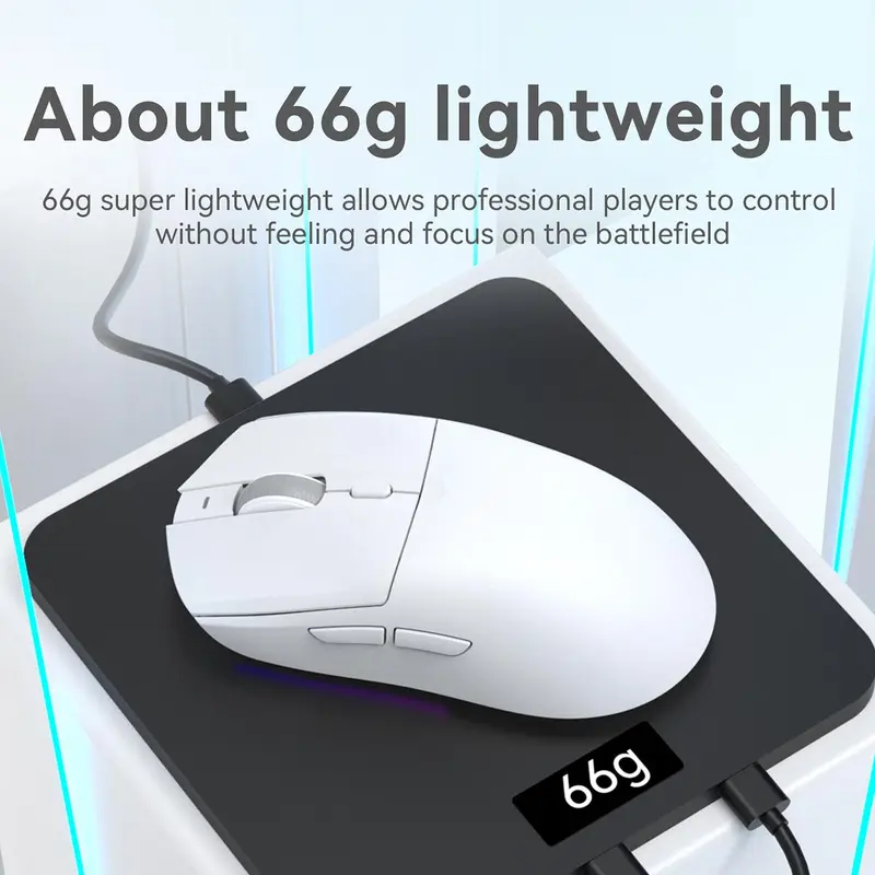 AJAZZ AJ139V2 MC wireless three-mode mouse game gaming office magnetic seat charger PAW3311 500mah 7
