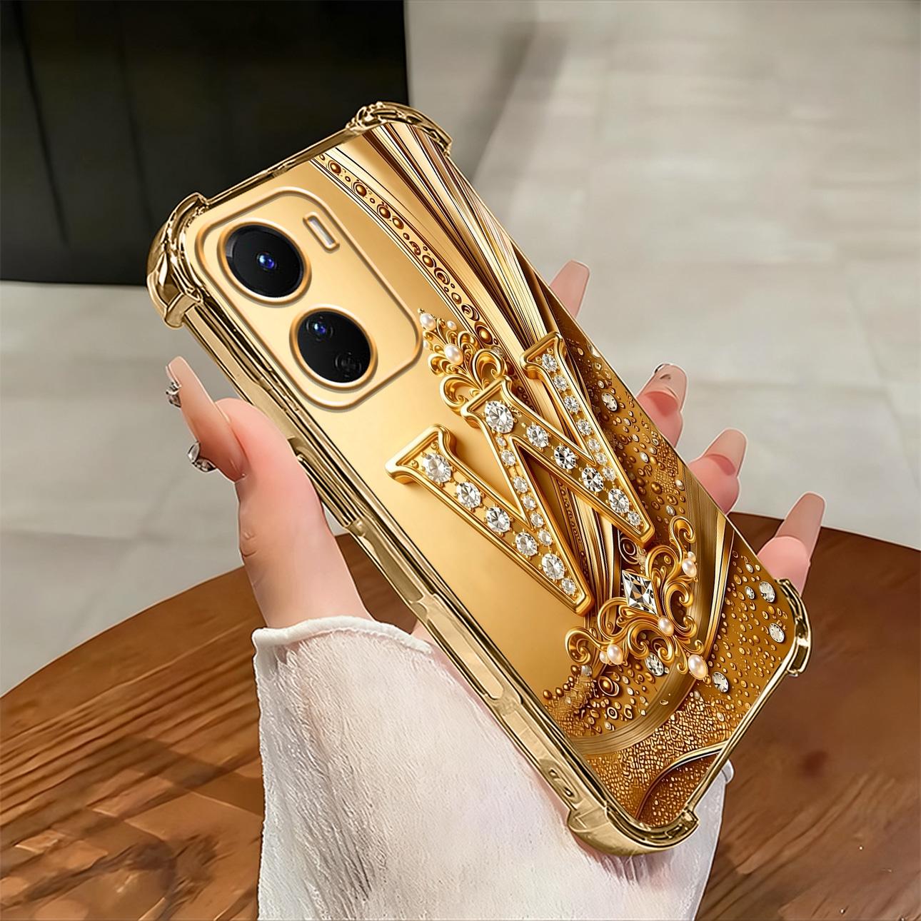 Cocok untuk casing ponsel VIVO Y16 Casing ponsel tahan benturan empat sudut dengan ukiran huruf yang indah.-SJFS