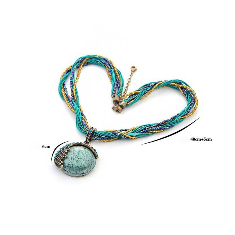 Hot New Design Creative Bohemian Style Accessories Fashion Pendants Retro Necklace Tassel Pendant 5